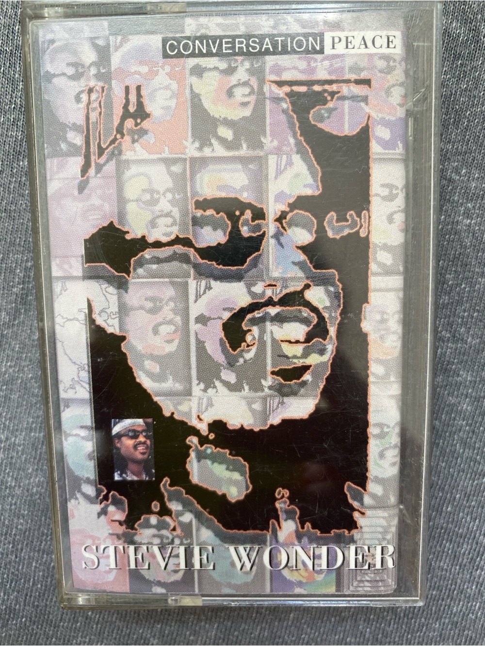 90s - Stevie Wonder - Conversation Peace - Cassette Tape